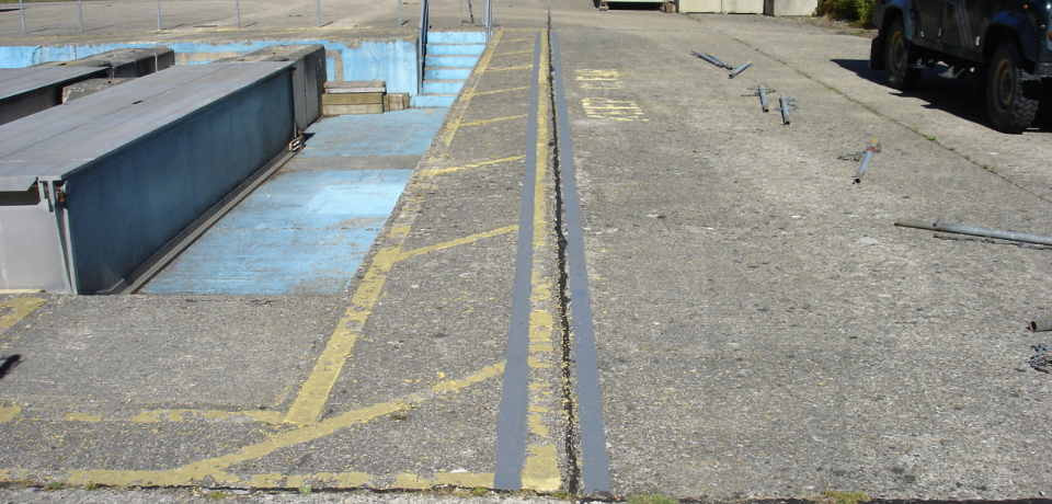 Wading tank at Hurn Proving Ground