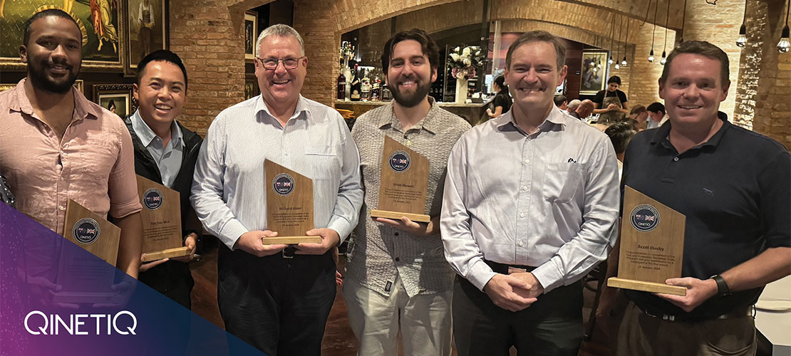 TESSP Graduates Richard Alder, Brett Mewett, Fabrice Theodore, Scott Busby and Tim Yan Muk 