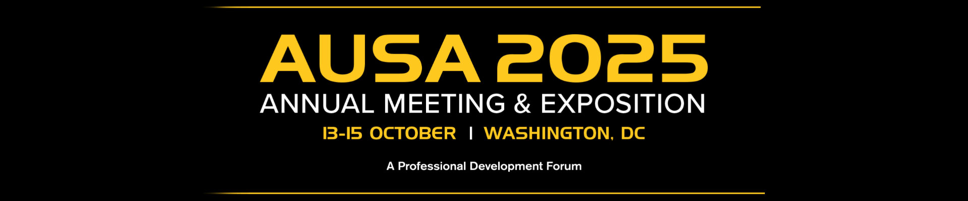 AUSA 2025 Annual Meeting & Exposition