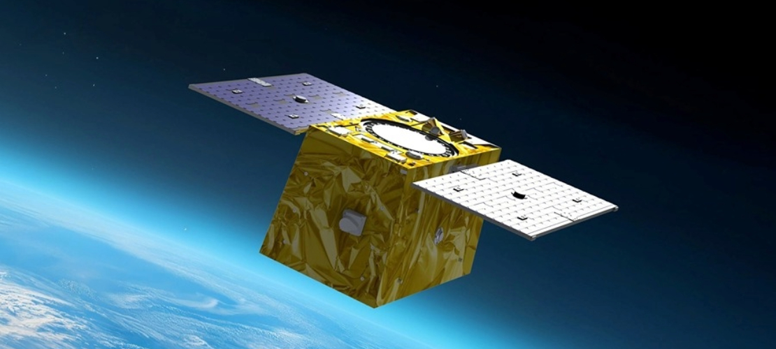 Satellite in space