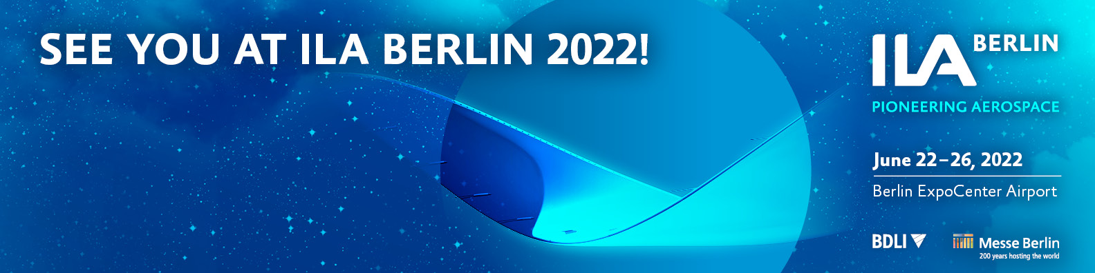 ILA Berlin Airshow information banner