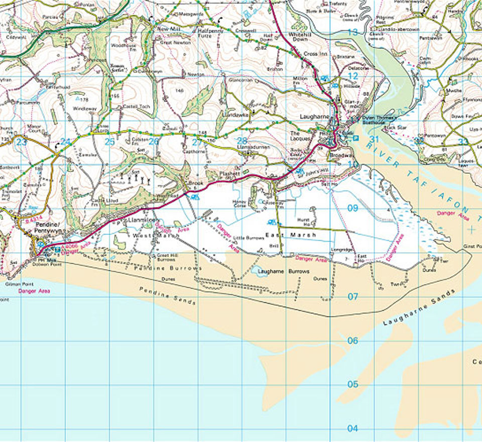 Pendine map
