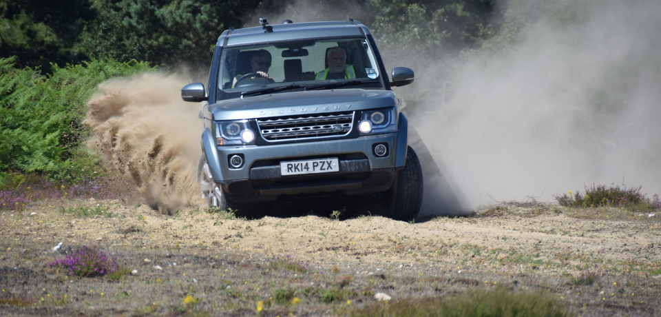 Vehicle on Hurn Testing Ground