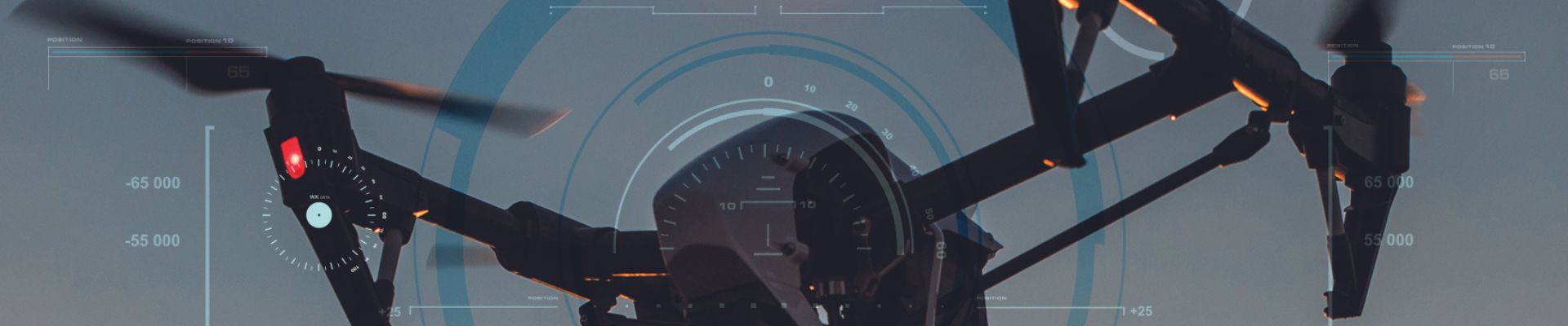 Drone on a viewscreen