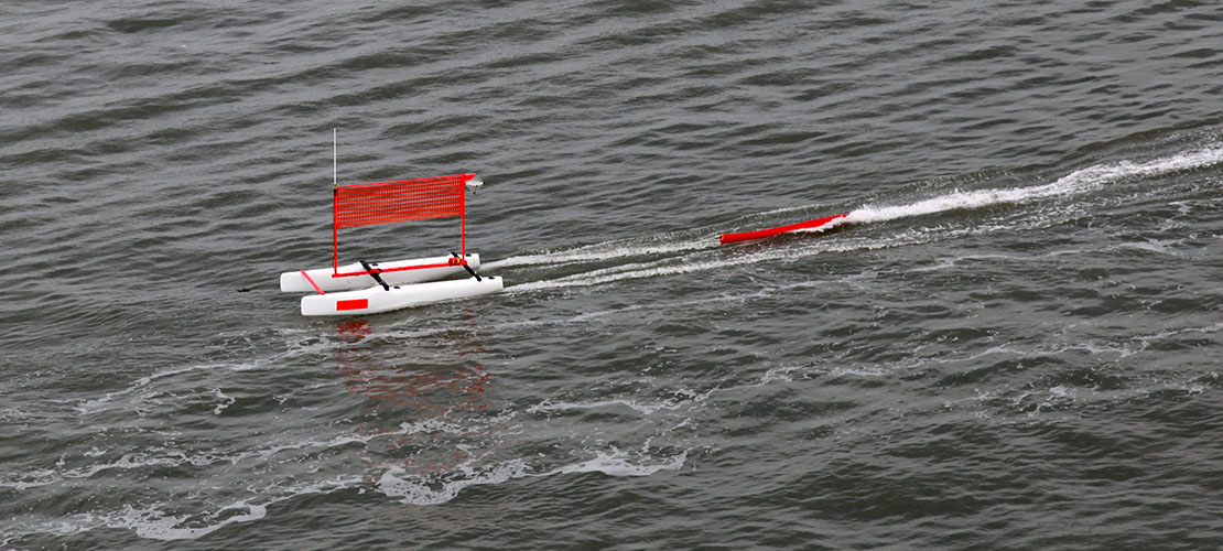 Low-cost Catamaran Tow Target (L-CATT)