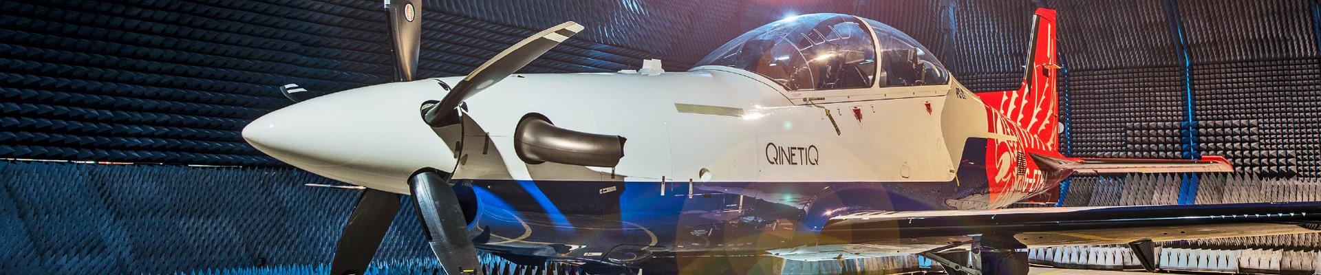 A PC-21 advanced jet trainer aircraft, from QinetiQ's ETPS fleet