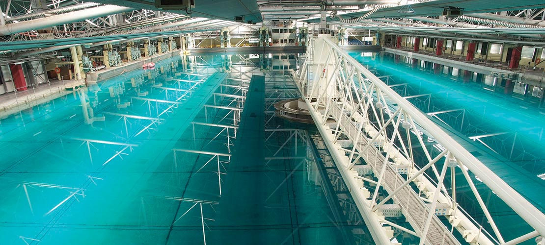 Ocean Basin and Rotating Arm