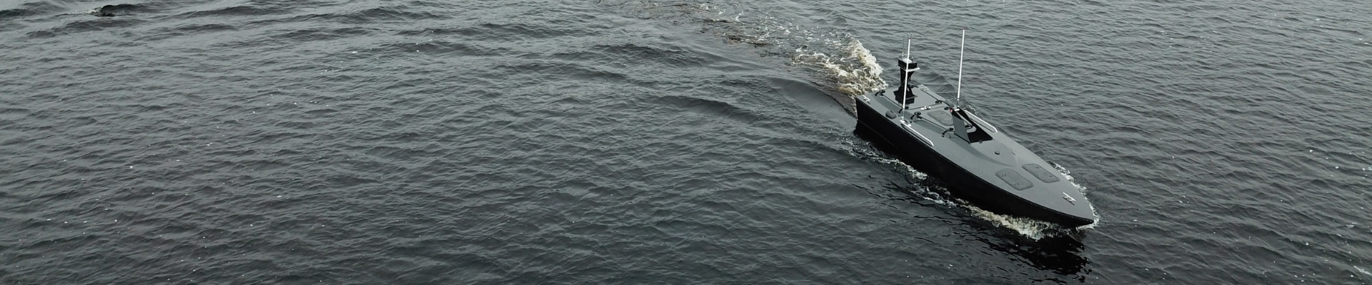 Hammerhead USV on a lake