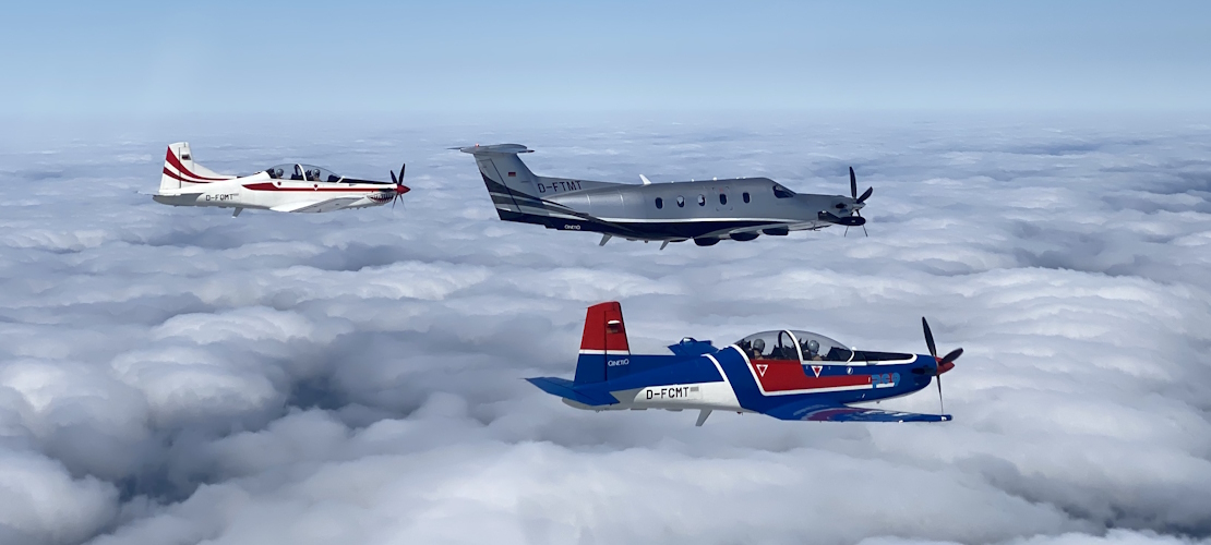 QinetiQ GmbH Flotte PC9 and PC12