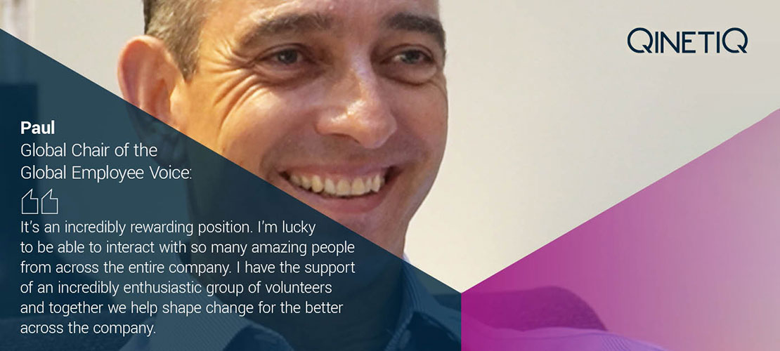 Paul, Global Chair of the Global Employee Voice