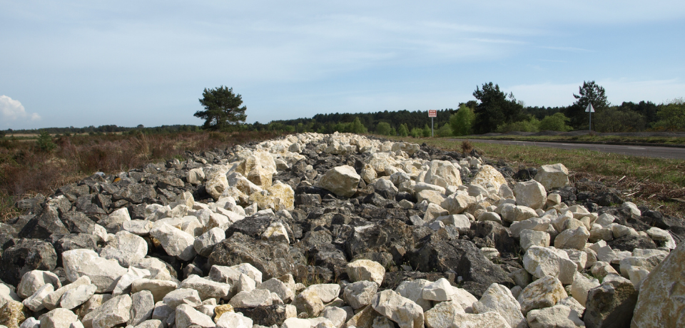 Boulder course at Hurn Proving Ground