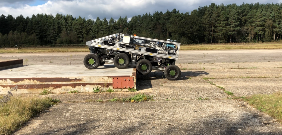 Stepped obstacles at Hurn Proving Ground