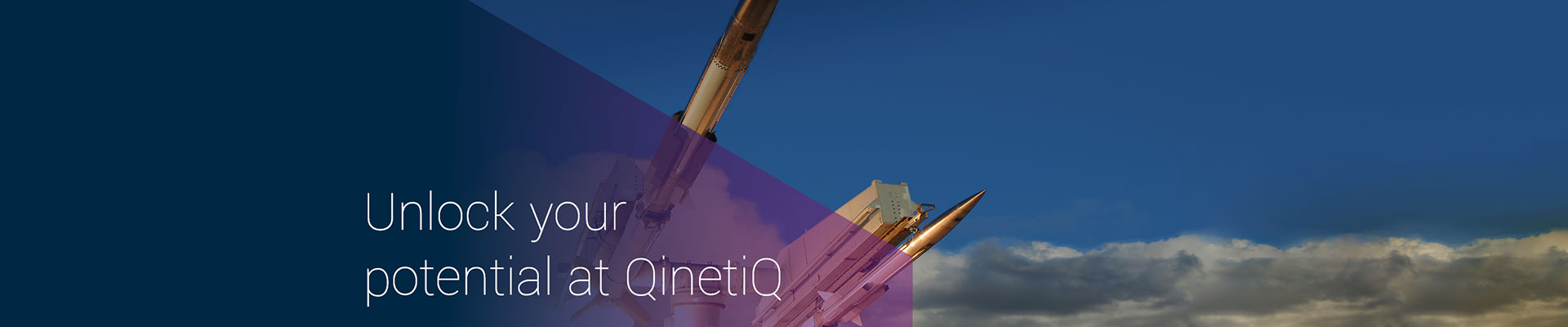 Rocket launch against sky and clouds