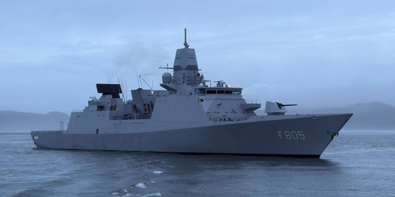 Image of HNLMS Evertsen as the Dutch Navy take part in Exercise Sharpshooter