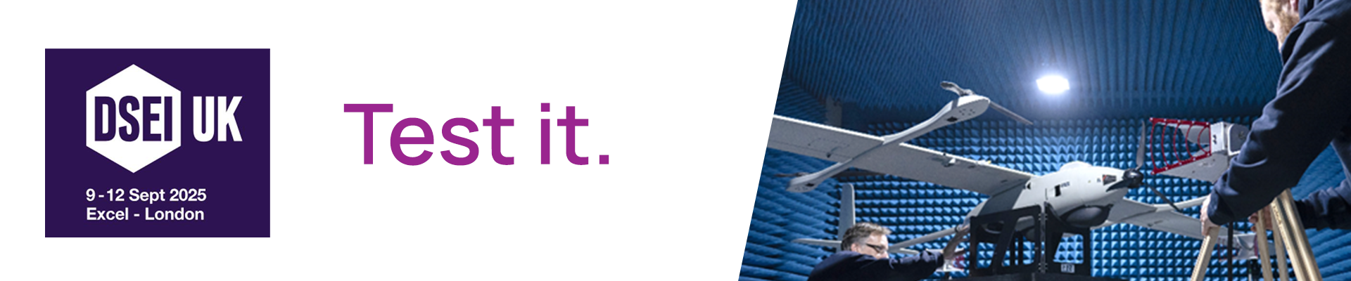 DSEi Test it Banner