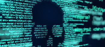 Penetration Testing is dead - image shows skull cut from green code on screen