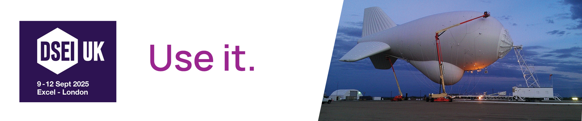 DSEi Use it Banner