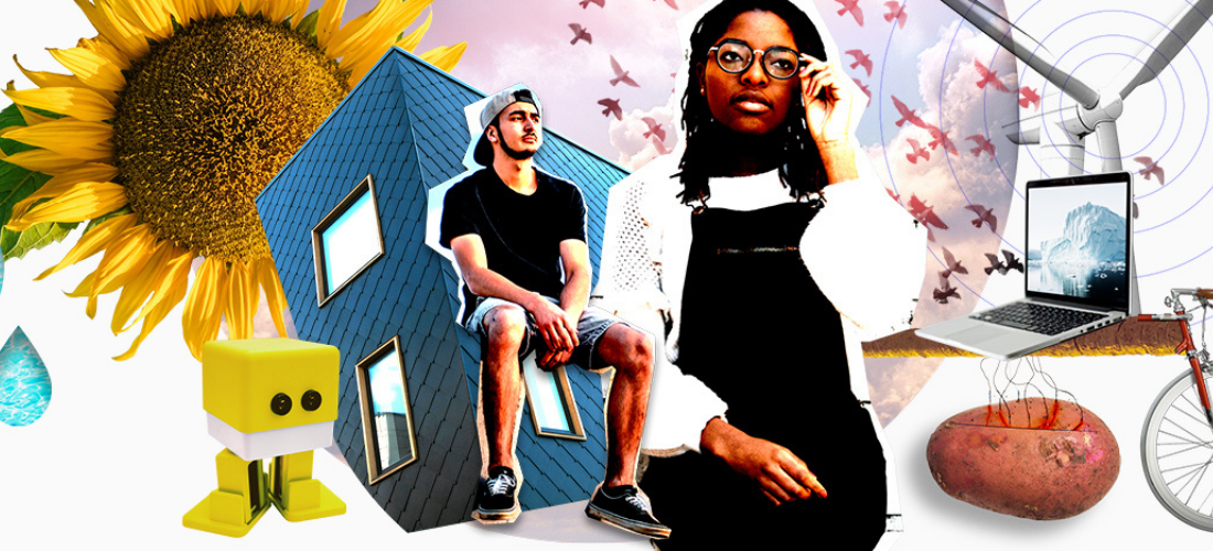 WIPD main World IP Day 2022 - IP and Youth Innovating for a Better Future - composite image card with all sorts of IP examples