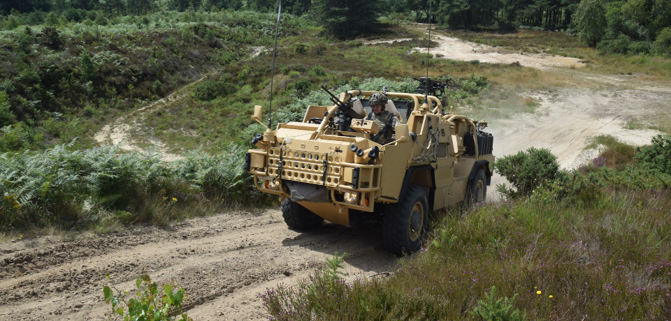 Tank on track at Hurn Proving Ground