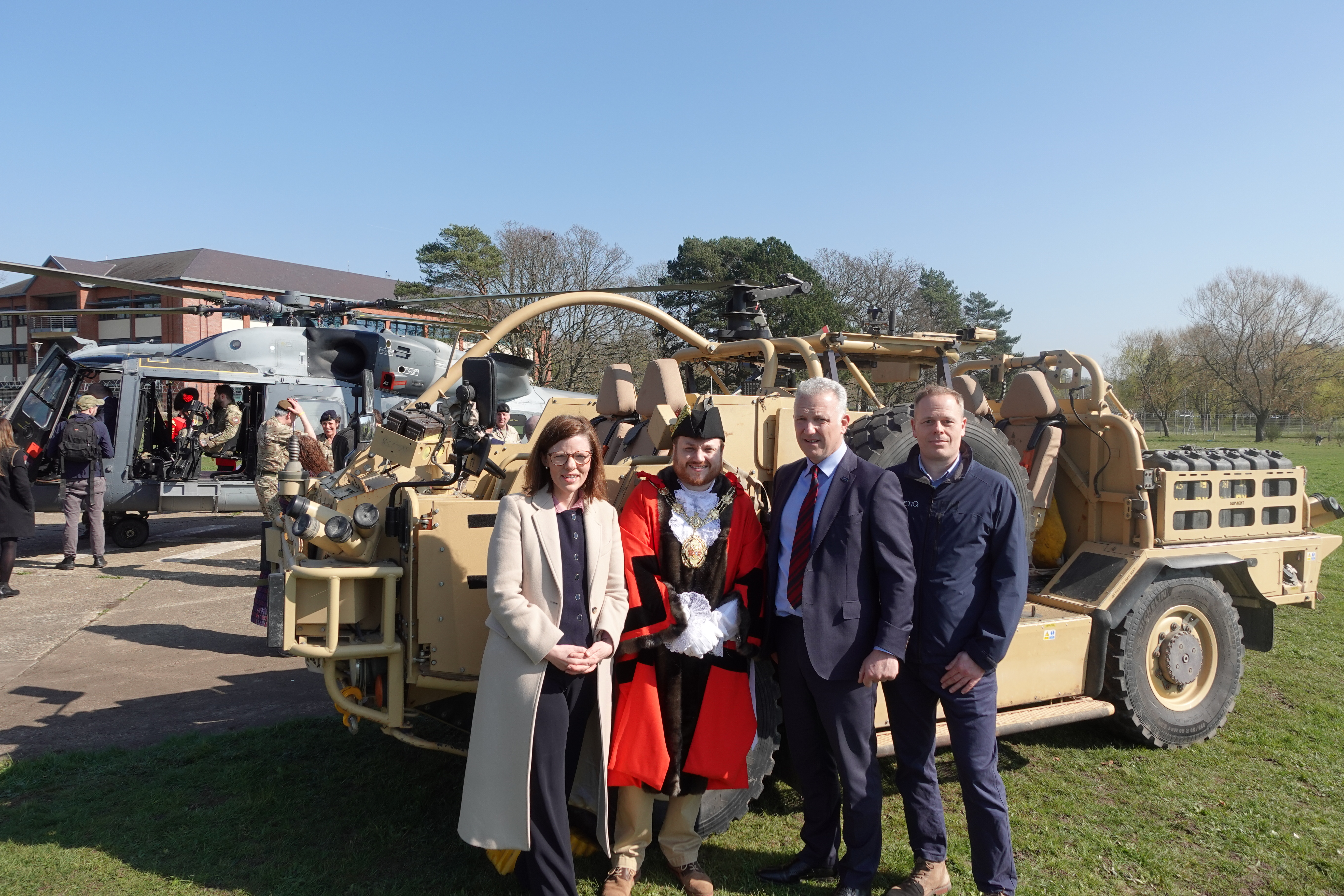 Image of the 100 day count down of Armed Forces Day 