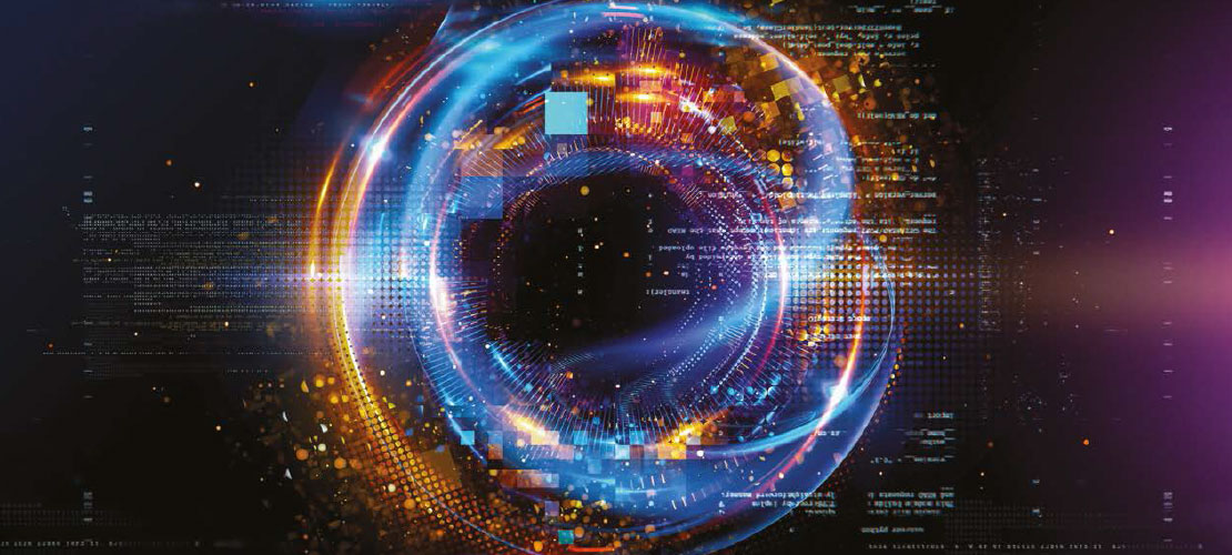 Graphical image to depict Quantum electronics