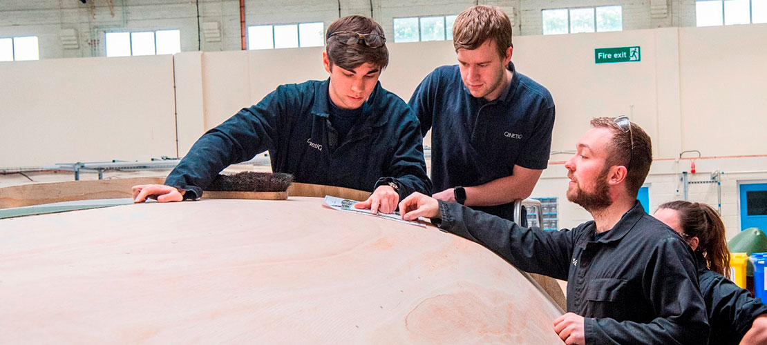 Typhoon model being built