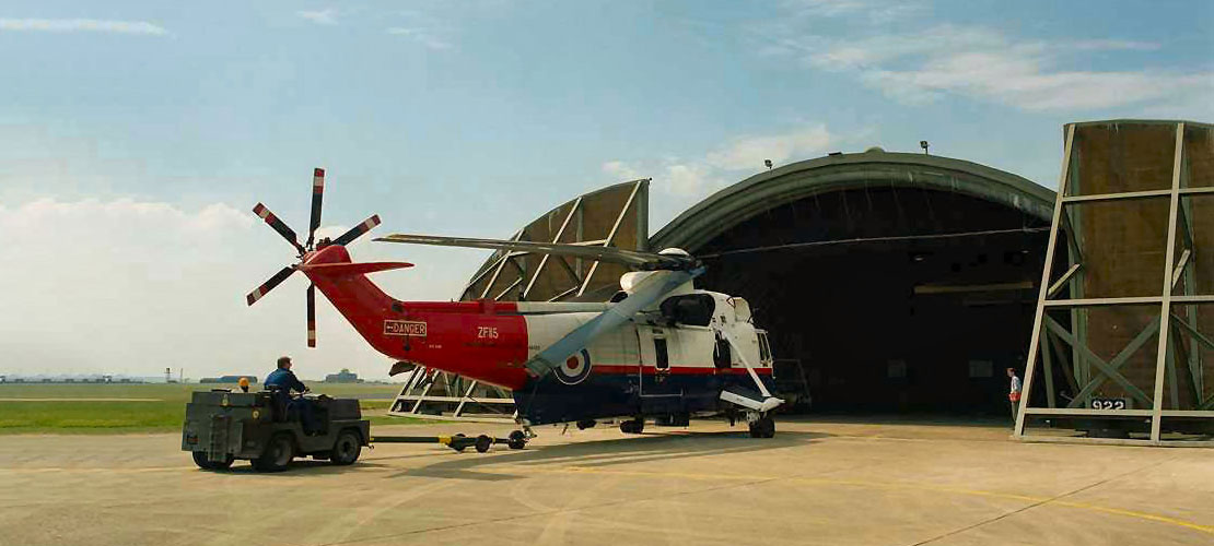 Seaking entering the Night Vision Systems Test House