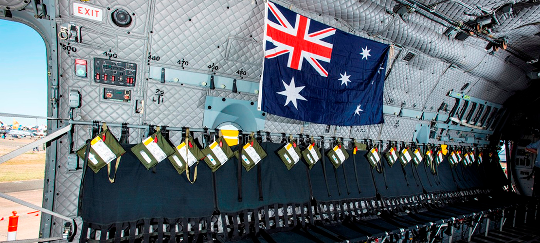 Spartan Australian flag