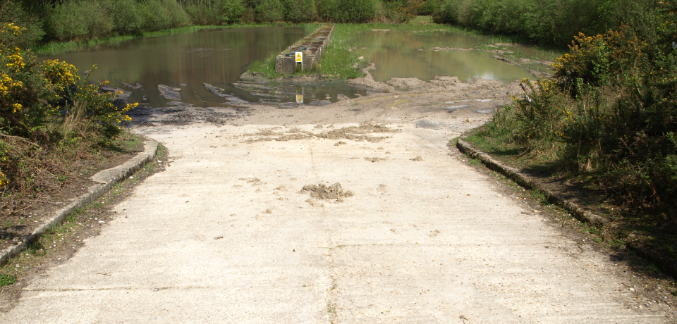 Clay Bogging Tank at Hurn Proving Ground